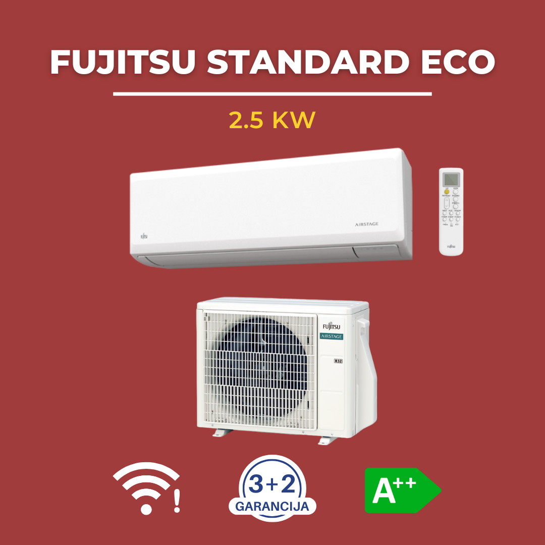 FUJITSU STANDARD ECO 2.5 kW